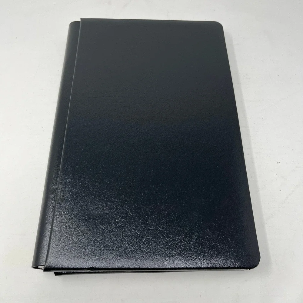 Webway Black Expandable Photo Album 4x7 Pocket Pages FW-74 Refillable Binder